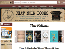 Tablet Screenshot of chatnoirbooks.com